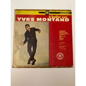 A Bailar Con Yves Montand LP Philips 77334 VG Argentina